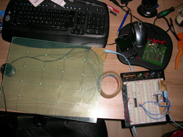 Atmega8 und Max7219 Basisaufbau